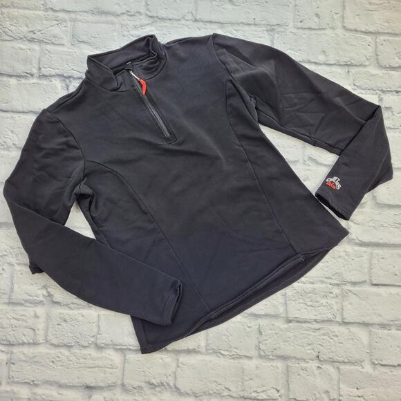 Hot Chillys Salsa Black Performance Jacket Form Fit Chili Pepper Zipper Pull XL - Picture 1 of 4